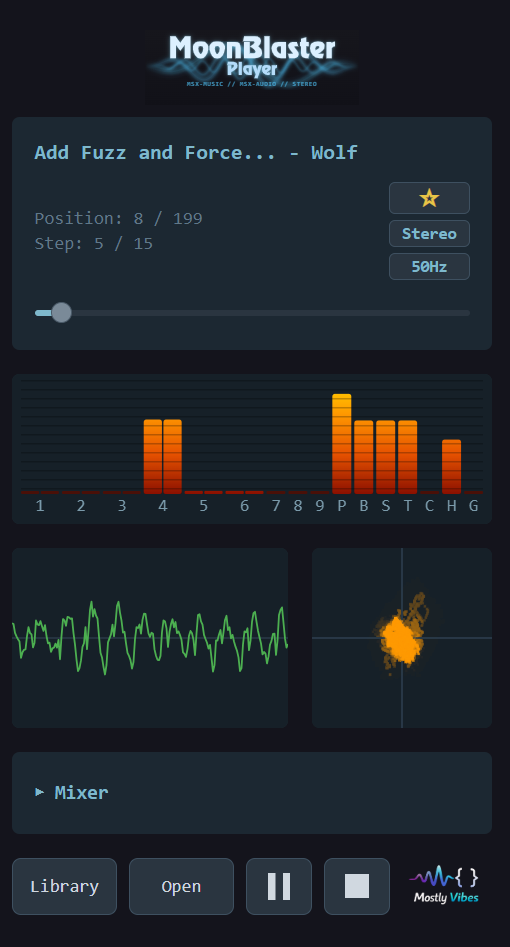 MBM Web Player on mobile